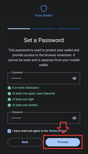 Set a Password